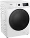 Everglades EVWM71401AW Zuinige Wasmachine - 7KG - A Klasse - Stoomfuncties - Koolborstelloze Motor - Zeer Stil 72dB - Helder Wit - 5 jaar Garantie