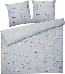 EVERGREEN - Beddengoed - Blauw - 220 x 240 cm - Katoen