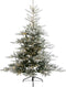 Everlands Grandis Fir Prelit Snowy Groen - Kerstboom - Ø132xH180 cm 400 Led