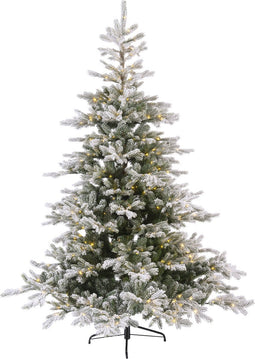 Everlands Grandis Fir Prelit Snowy Groen - Kerstboom - Ø152xH210 cm 550 Led