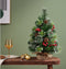 Everlands Ipswich mini kerstboom - H45 cm - met kerstversiering - kunstboom - klein kerstboompje