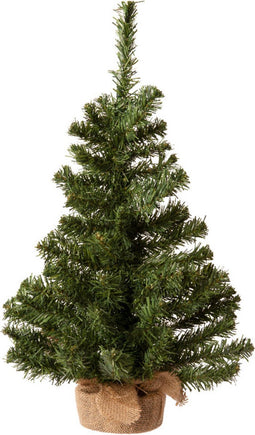 Everlands Kerstboom/kunstboom - in jute zak - 60 cm