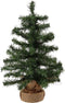 Everlands Kerstboom/kunstboom - in jute zak - 60 cm