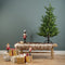 Everlands Kunstkerstboom Allison Pine - Groen - PE en PVC naalden - D.97cm - H.150cm