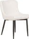 EVERLY - Eetkamerstoel set van 2 - Gebroken wit - Polyester