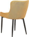 EVERLY - Eetkamerstoel set van 2 - Geel - Polyester