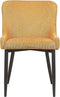 EVERLY - Eetkamerstoel set van 2 - Geel - Polyester