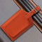 EverNeeds Bagagelabel - Kofferlabel voor Koffers - Kofferlabels - Bagagelabels - PU Leer - Oranje - 2 Stuks