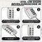 EverNeeds Kofferslot - TSA Slot - 4 Cijferig Hangslot - Cijferslot - Zilver - 2 Stuks