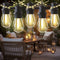 EverNeeds Lichtsnoer Voor Buiten - 15 Meter - Met Verlichte Kabel - Lichtslinger 15 LED - Sfeerverlichting Buiten en Binnen - Tuinverlichting - Lampjes Slinger Buiten - IP65 - 2 Extra Leds