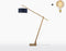 GOOD&MOJO Vloerlamp Andes - Bamboe/Lichtgrijs - 72x47x176cm - Scandinavisch,Bohemian - Staande lampen voor Woonkamer - Slaapkamer