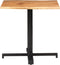 vidaXL - Bistrotafel - met - natuurlijke - randen - 80x80x75 - cm - acaciahout