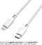 imoshion Kabel - Geschikt voor Lightning naar USB C - 1 meter - Oplader Kabel geschikt voor Apple iPhone 11/12/13/14 - Wit