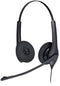 Jabra BIZ 1500 Duo USB - Oordopjes - Noise-cancelling microfoon - Zwart