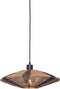 GOOD&MOJO Hanglamp Iguazu - Jute/Zwart - Ø40x12cm - - Hanglampen Eetkamer, Slaapkamer, Woonkamer