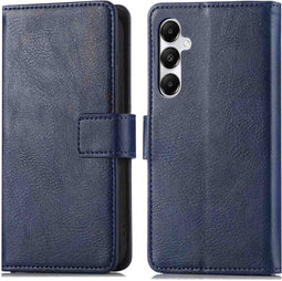 imoshion Samsung Galaxy A35 - Luxe Bookcase - 3 pasjes - Donkerblauw