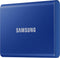 Samsung Portable T7 - Externe SSD - USB C 3.2 - 2 TB - Geschikt voor iPhone 15 en 16 - Blauw