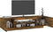 vidaXL - Tv-meubel - met - LED-verlichting - 160x35x40 - cm - gerookt - eikenkleurig