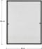 Vliegenhor Aluminium - Raamhor 80 x 100 cm - Zwart - Incl. Bevestigingsmateriaal
