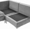 EVJA - Hoekbank - Grijs - Linkerzijde - 235 cm - Fluweel