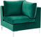 EVJA - Hoekbank - Groen - Linkerzijde - 300 cm - Fluweel