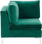 EVJA - Hoekbank - Groen - Rechterzijde - 300 cm - Fluweel