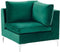 EVJA - Hoekbank - Groen - Rechterzijde - 300 cm - Fluweel