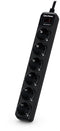 Cyberpower B0620SC0-DE - Beveiligde stekkerdoos - 6x Geaarde stekkers - 350J piekenergiewaarde - 180cm kabel
