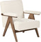 EVJE - Fauteuil - Beige - Polyester