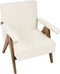 EVJE - Fauteuil - Beige - Polyester