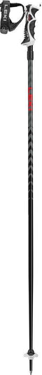 LEKI Hot Shot S - Skistokken - Trigger S Systeem - zwart/grijs/rood 120 cm