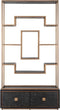 Richmond Interiors Wandkast Hunter 2-laden (Black rustic)