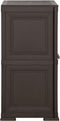 vidaXL - Opbergkast - hout-look - 79x43x85,5 - cm - kunststof - bruin