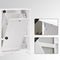 SoBuy BZR105-W - Waskast - 3 Planken 1 Wasmand - Wit 60x37x86 cm