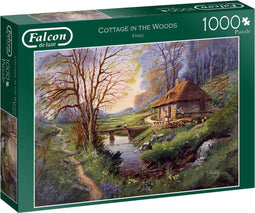 Falcon Cottage in the Woods - Legpuzzel - 1000 stukjes - Multicolor