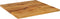 vidaXL - Tafelblad - vierkant - 70x70x2,5 - cm - massief - mangohout