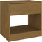 vidaXL - Nachtkastje - 40x31x40 - cm - massief - grenenhout - honingbruin
