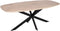 StarFurn Eettafel Ferris Eiken Deens Ovaal 200cm Naturel