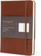 Ottergami Notitieboek A5 - Bullet Journal met 144 pagina's en 150g/m² papier - Vegan Lederen Kaft Bruin