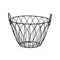 Fruitschaal Versa Zwart Metaal Staal 19,5 X 21,5 X 28,5 CM