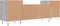 vidaXL - Tv-meubel - 160x35x55 - cm - bewerkt - hout - grijs - sonoma - eikenkleurig