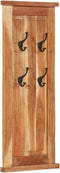 vidaXL - Kapstokken - 2 - st - 38x100 - cm - massief - acaciahout