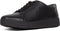 FitFlop Rally - Lage Sneakers - Leren - Zwart (41)
