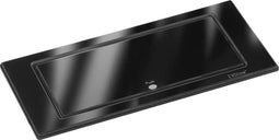 EVOline 1592.7100.2100 Inbouwstekkerdoos 2-voudig Zwart (glanzend), Glas Randaarde stekker 1 stuk(s)