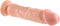 Evolved Dildo Love Toy Realistic Dong, Light 17.7 Cm beige