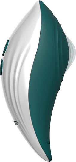 Evolved Palm Pleasure Clitoris Stimulator Wit/Groen