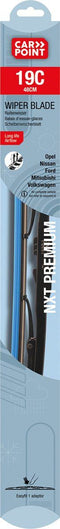 Carpoint NXT Premium - Ruitenwisser 48 cm - Streepvrij Wissen - Hoogwaardig Rubber - Zwart