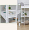 Hoppekids ECO Dream MEGA bed 90x200 cm met lounge-module en bureau, wit