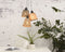 GOOD&MOJO Hanglamp Kalimantan - Bamboe/Zwart - 44x44x36cm - 3L - Scandinavisch,Bohemian - Hanglampen Eetkamer, Slaapkamer, Woonkamer