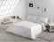 Noorse hoes Alexandra House Living Wit 180 x 220 cm Omkeerbaar Tweekleurig